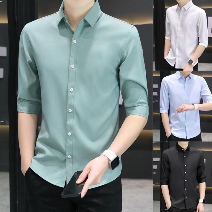 Men's dress shirts slim fit