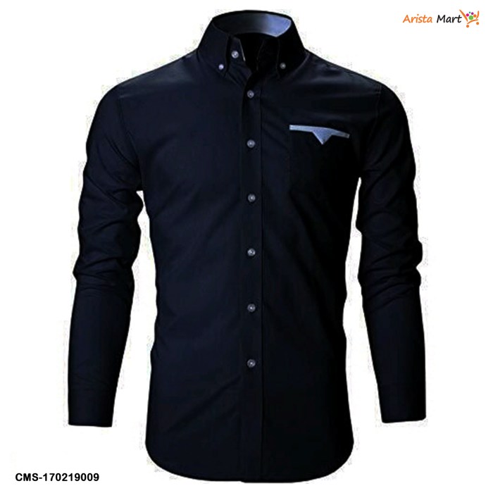 Long sleeve men dress shirt slim fit mens casual shirts brand fashion solid color plaid elestic