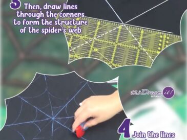 How to make a spider web decoration