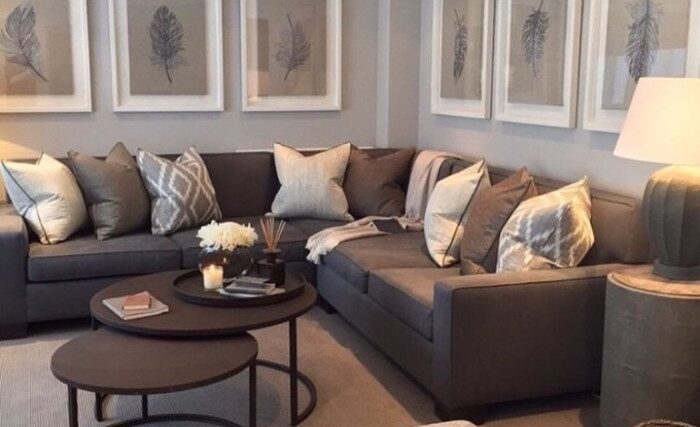 How to decorate living room with gray walls