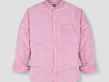 Pink and white mens dress shirt