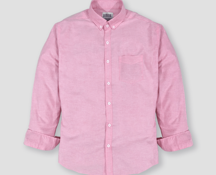 Pink and white mens dress shirt