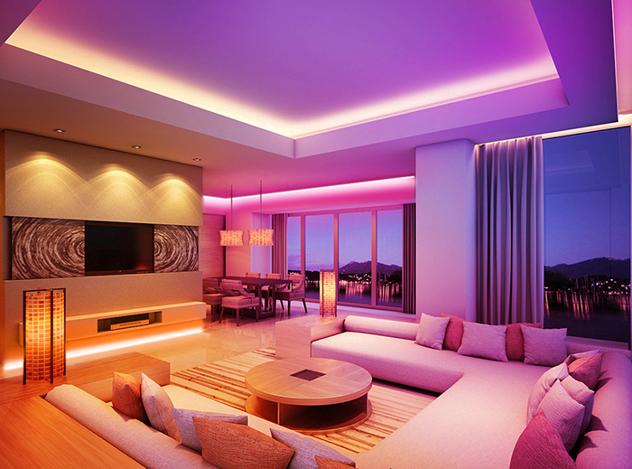 How to decorate room with led strip lights