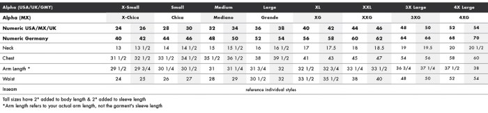 Mens dress shirt sizes explained