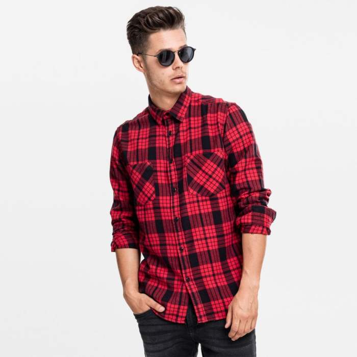 Flannel dress shirt women's