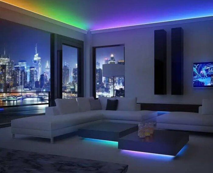 How to decorate room with led strip lights