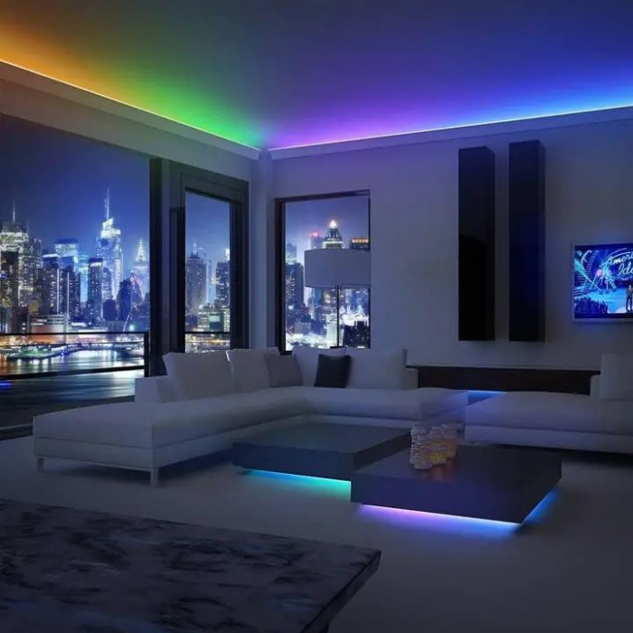 How to decorate room with led strip lights