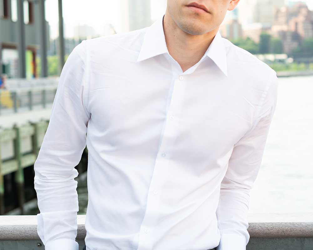 Mens white dress shirts sale