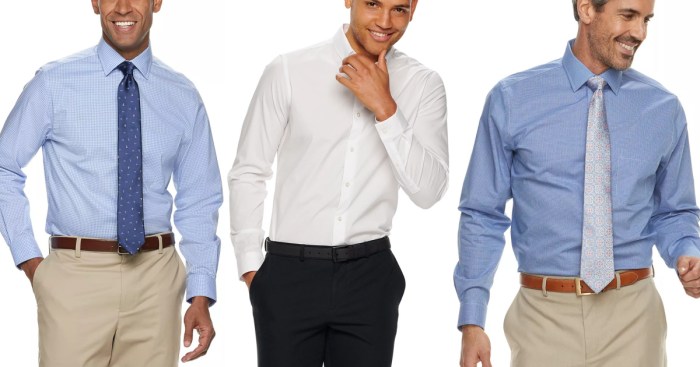 Kohl's mens dress shirts clearance