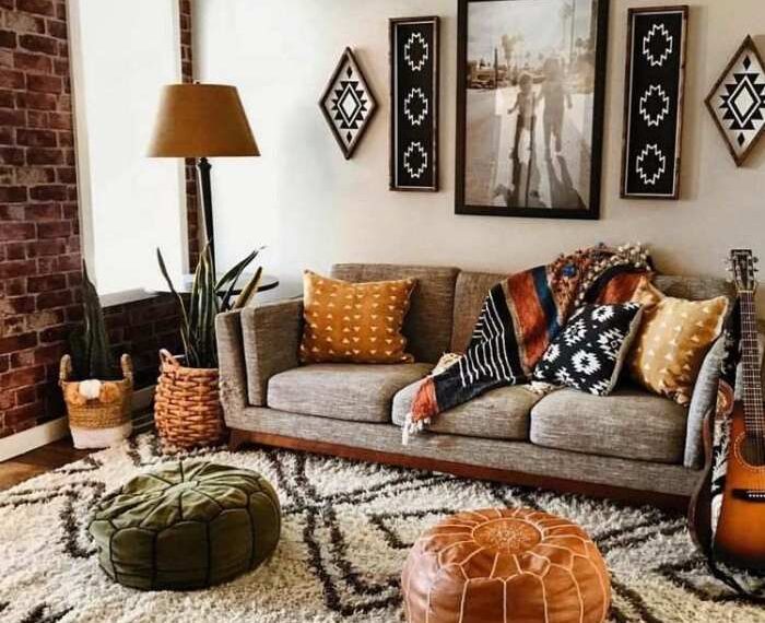 What is boho chic decorating style