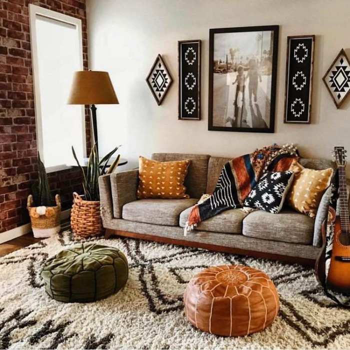 What is boho chic decorating style